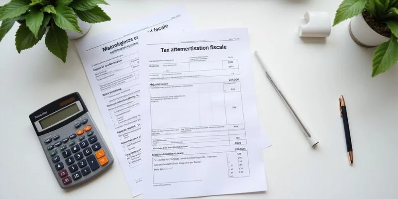 Document fiscal pour crédit d'impôt ménage à domicile